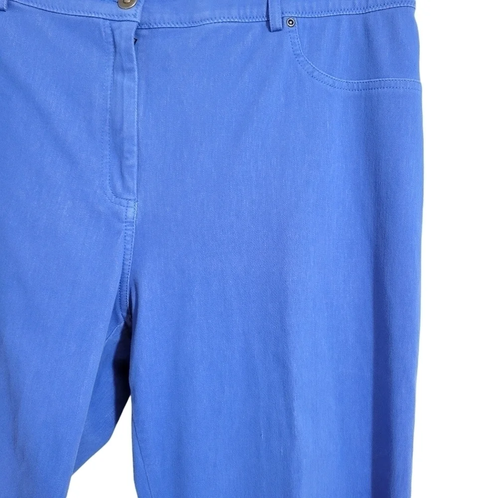 Ruby Rd Blue Long Bermuda Denim Stretch Shorts